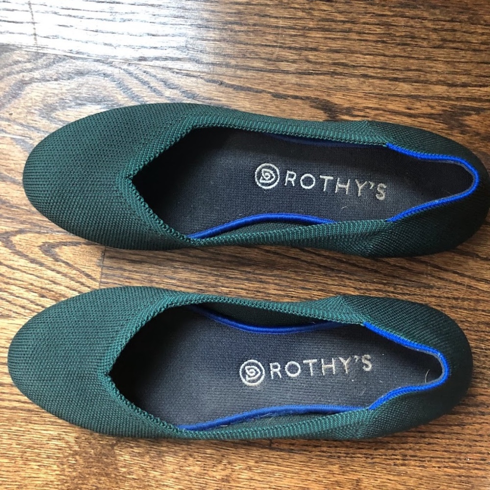 Dark green Rothy's